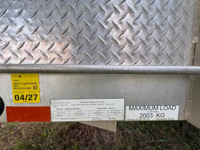 Millroad custom 66” x 12’ aluminum utility trailer | Cargo & Utility ...