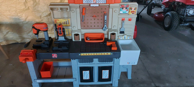 Step 2 Home Depo kids work bench with power tools in Toys & Games in Napanee - Image 3