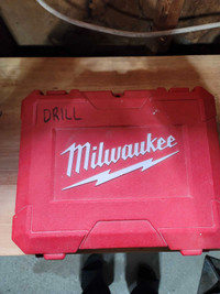 Milwaukee drill hard case
