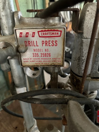 Antique drill press