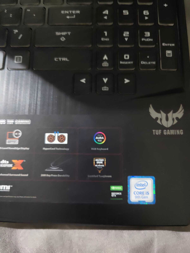 ASUS TUF Gaming FX505, 15.6, Intel Core i5-9300H, 512GB  in Laptops in City of Halifax - Image 3