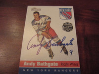 2000-01 Topps Heritage Autograph/Auto #HAAB Andy Bathgate