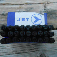 Jet Letter Stamp Set