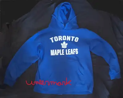 TORONTO MAPLE LEAFS, NHL OFFICIAL LICENSED  PULLOVER HOODIE, XL, View more