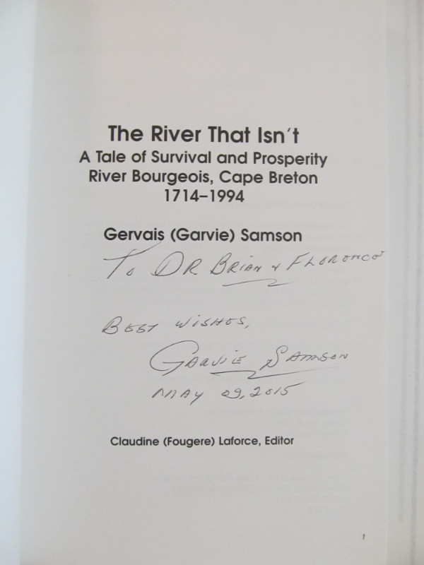 THE RIVER THAT ISN’T by Garvie Samson – 1995 (Signed) in Non-fiction in City of Halifax - Image 2
