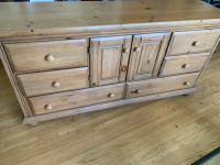 Real wood dresser