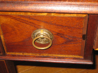 3 Antique / Vintage Metal Cabinet Drawer Ring Pulls