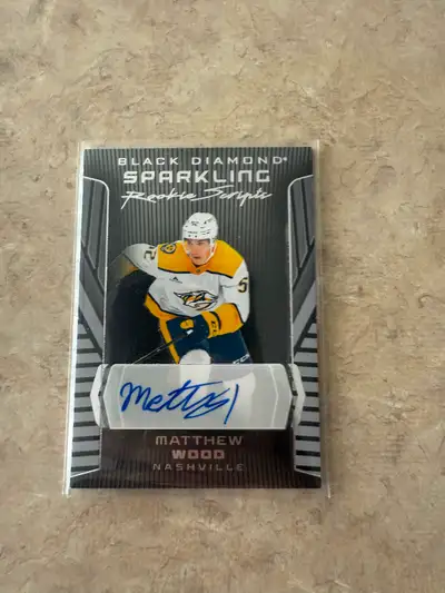 Black Diamond Matt Wood Sparkling Rookie AUTO, View more