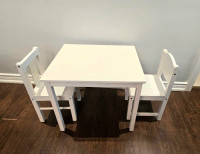 Used Ikea children's table and chair