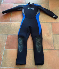 Ensemble Wet Suit 2x7mm taille pour adolescent Bare Velocity