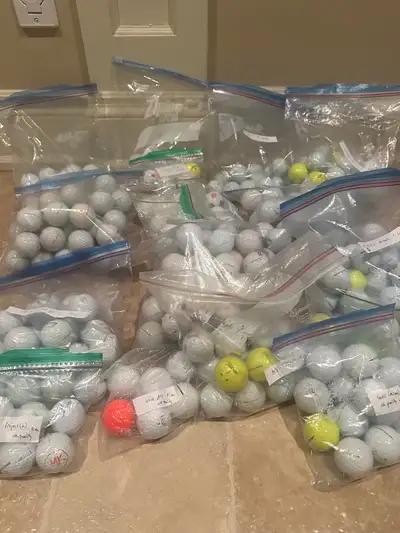 $1/ball - OK quality golf balls (TaylorMade, AVX, etc), View more
