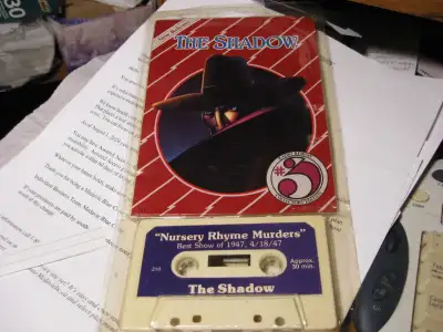 A 47 year old New, unopened tape of THE SHADOW , Rhyme Murders. From a smoke free & pet free home. P...