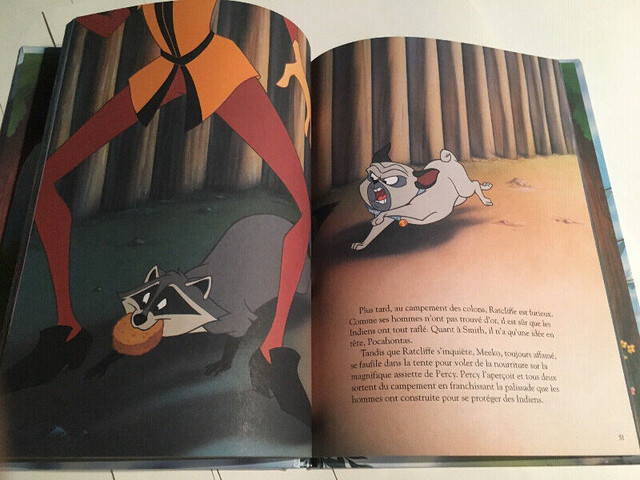 Pocahontas Livres Disney Années 90 Livres Couleur Géant Enfants dans Livres jeunesse et ados  à Laval/Rive Nord - Image 2
