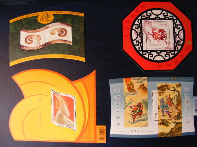 Canada Chinese New Year 1997-2008, Souvenir & Uncut Press Sheets in Arts & Collectibles in Brantford - Image 2