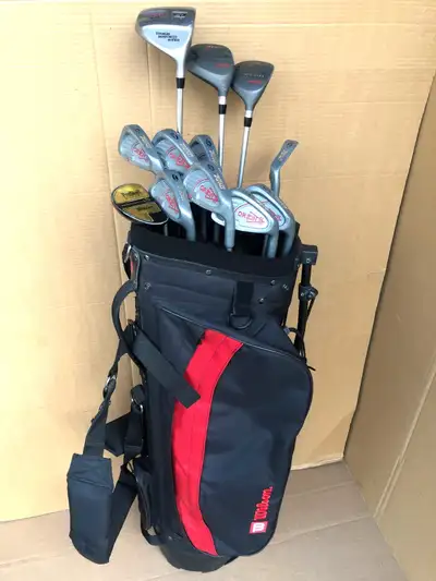Full set of Men’s golf clubs & golf bag – right hand, View more