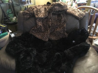 Girls fur coats