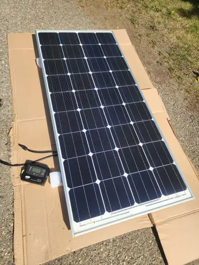 Solar panel for RV 160W incl. controller Carmanah Mod. GTI160 Incl. controller GoPower 10A and mount...