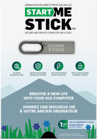StartMeStick Private and Secure Computer Stick (PC/Mac)