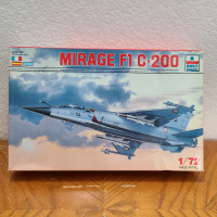 1/72 ESCI ERTL 1/72 MIrage F1 C- aircraft plastic model