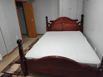 2 Furnished private rooms with shared bathroom available ASAP. Very safe neighbourhood of Fort Richm...