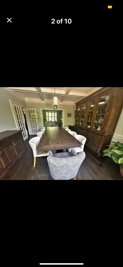 restoration hardware st James dining set, View more