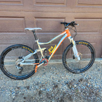 Kona 2+2 dual suspension mountain bike