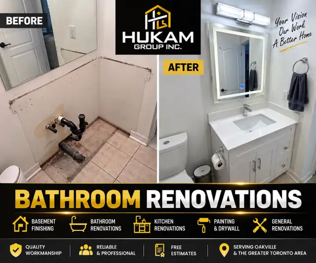 Bathroom & Basement Renovations | Kitchen, Painting & More