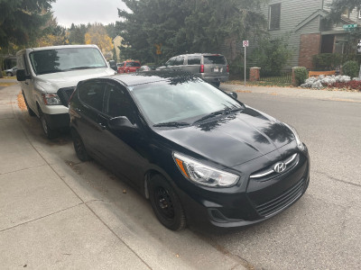 2015 Black Hyundai Accent GLS Hatchback