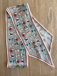 Vintage CHANEL foulard de soie 