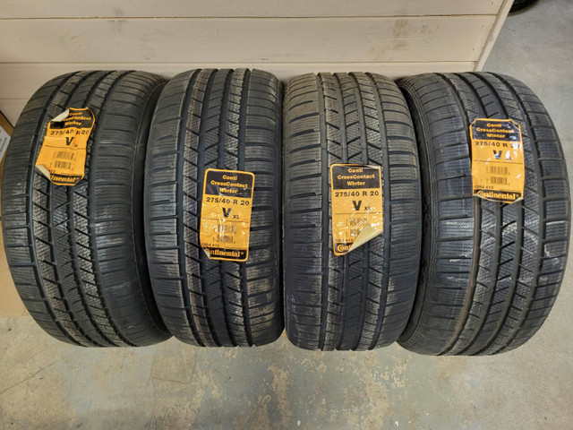 #0354413 4 Pneus d'hiver CONTINANTAL CROSSCONTACT 275/40R20 in Tires & Rims in Longueuil / South Shore
