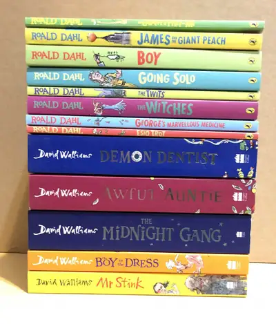 Lot of Roald Dahl and David Walliams kids books, View more