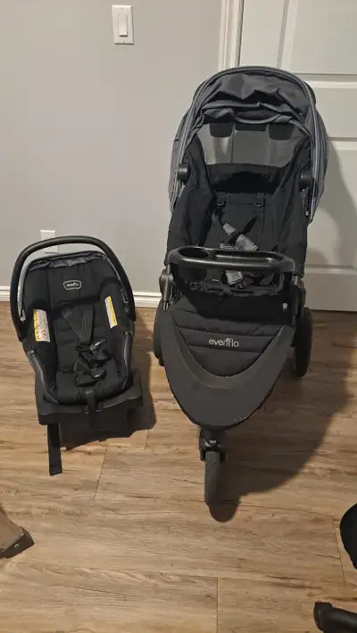 Infant car seat and stroller, View more