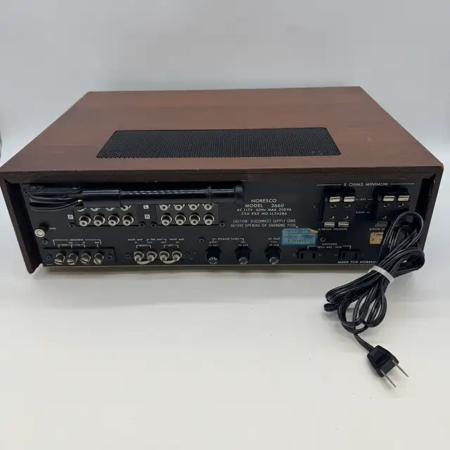 Vintage 1970s Noresco 2660 Stereo Receiver AM/FM Japan  in Stereo Systems & Home Theatre in City of Toronto - Image 7