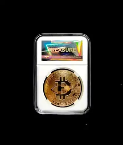 Limited Edition Physical Bitcoin/Ethereum Coin, View more