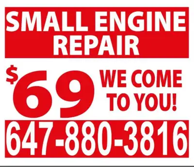 Mobile Snowblower Repair  647 880 3816 , View more