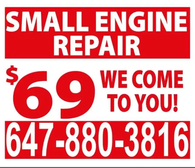 Mobile Snowblower Repair  647 880 3816 