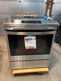 GE 30” Slide-In Electric Convection Range