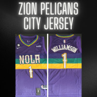 Zion Williamson New Orleans Pelican Jersey M&L