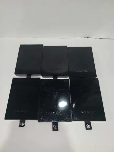 Many 250gb hard drives for xbox 360 slim or elite consoles , View more