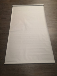 Toile opaque blanche 