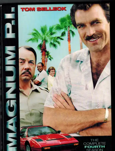 MAGNUM P.I. starring Tom Selleck DVD season 4,  3 discs TV show, View more