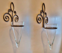 Like New! Pair of Decorative Wall Sconces