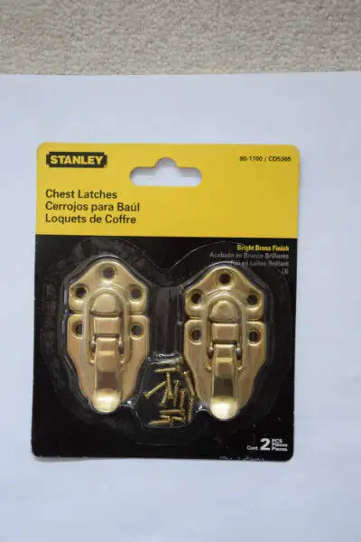 Brand new factory sealed 2 11/16 inch, Stanley 80-1700 / CD5365 Bright Brass finish chest latches ....