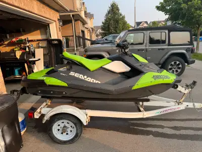 2016 seadoo spark, 2 up, Rotax 900 engine. 107 hrs. 90 HP. Never kept in water over night. New ibr s...