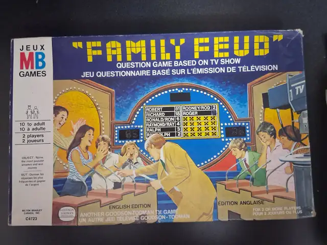 Vintage Family Feud game in Toys & Games in City of Montréal - Image 2