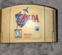 The Legend Of Zelda Ocarina Of Time Gold Cartridge Price Negotia