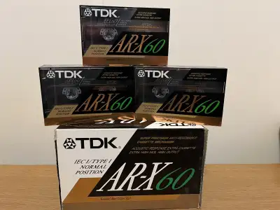 TDK AR-X 60 Blank Cassette Tapes (New), View more