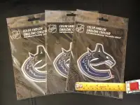 Three brand new Vancouver Canucks stick on decals