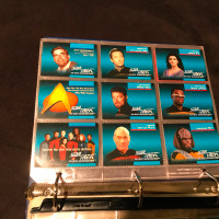Large Collection of Star Trek The Next Generation Trading Cards