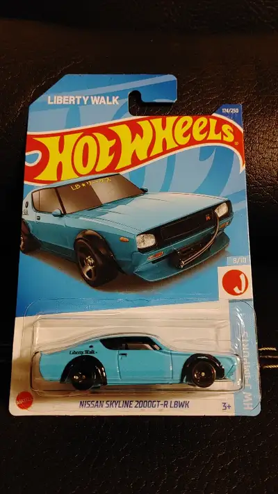 2022 Hot Wheels Blue Nissan Skyline 2000GT-R GTR Liberty Walk, View more